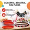 50 Count Red Party Paper Plates for Dinner Birthdays Holidays and Celebrations 9"